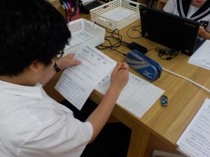 今日は、学校で調理実習！