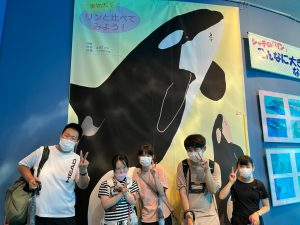 名古屋港水族館に行きました。